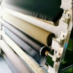 100% Antistaattinen polyesterikangas, jossa on johtava lanka