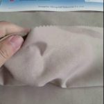 Sveitsiläinen cross crepe 99% POLYCOTTON + 1% CARBON YARN taffeta kangasta elektroniseen yhtenäistämiseen